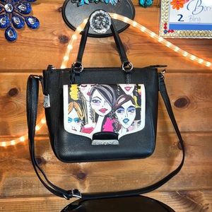 BRIGHTON LEATHER UPTOWN GIRLS COLLECTION PURSE HANDBAG SATCHEL/SHOULDER BAG